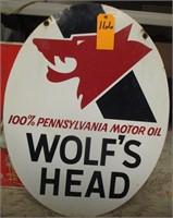 WOLF'S HEAD SIGN