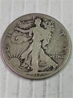 1917-Walking Liberty Silver Half