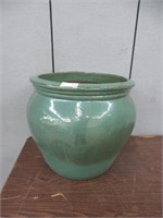 GREEN 20" HIGH X 21" WIDE JARDENIERE / PLANTER