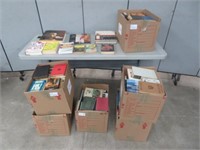 6 BOXES OF APPROX. 200 NON FICTION & FICTION BOOKS
