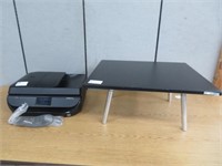 HP OFFICE JET 4650 PRINTER & LAP TABLE