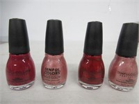 Lot of 4 Sinful Color Nail Polishes