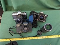 4pc - Three (3) Cameras & One (1) Lense