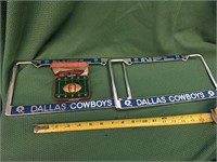 2pc - Dallas Cowboys Plate & Medallion