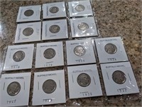 Fourteen (14) Buffalo Head Nickels