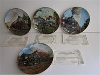 Danbury Mint Railroad Collectors Plates
