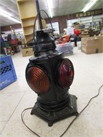 Antique Rail Road Marker Lamp Handlan St. Louis