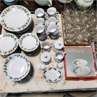 Porcelain and glass ware