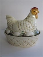 Ceramic Chicken Kitchen Storage Jar