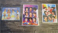 Elvis Commemorative Birthday Stamp Blocks w COA