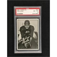 1961 Topps Cfl Tom Hugo Psa 8