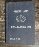 1942 Royal Canadian Navy First Aid Book RCN
