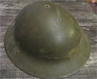 1942 Canada Army Helmet Liner GSW Military