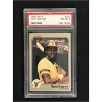 1983 Fleer Tony Gwynn Rookie Psa 8