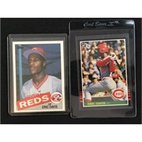 Two Eric Davis Rookie Cards