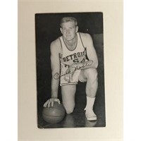 1960's Jd Mccarthy Detroit Pistons Postcard