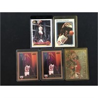 5 Vintage Michael Jordan Cards