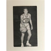 1960's Jd Mccarthy Detroit Pistons Postcard