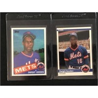 Pair Of Dwight Gooden Rookie Cards
