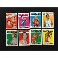 32 1971 Topps Basketball Cards With Stars