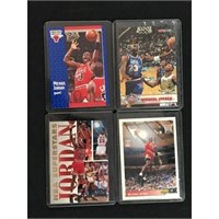4 Vintage Michael Jordan Cards