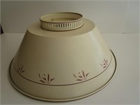 Vintage Metal Lamp Shade 15.5"R