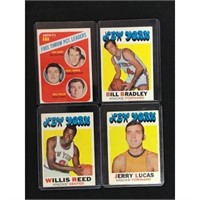 4 1971 Topps Basketball Stars