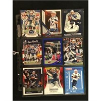 9 Different Tom Brady Cards