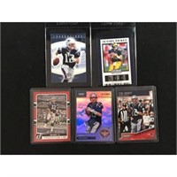 5 Vintage Tom Brady Cards