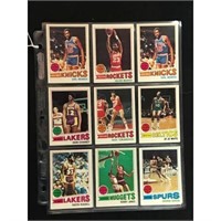 18 1977 Topps Basketball Hof/stars