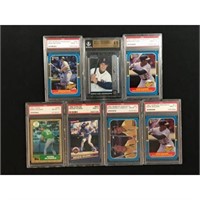 7 Graded Baseball Cards With Hof