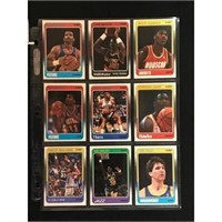 9 1988 Fleer Basketball Stars/hof