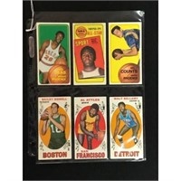 6 1969-70 Topps Basketball Stars