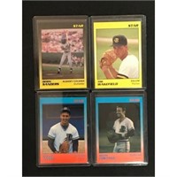 4 Card Mint Star Baseball Pre Rookies