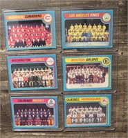 1979-80 OPC Team Checklists Quebec Montreal MORE