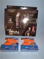 Nerf Rival Tactical Vest + 2x Jolt Nerf Toys - New