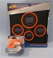 Nerf Portable Practice Target + Jolt Nerf Toy New
