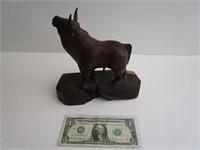 Ironwood Bull Statue