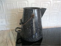 Large Speckled Enamel Coffee Pot