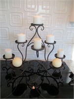 Ornate Metal Candle Stand