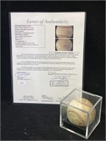 Babe Ruth/Lou Gehrig Signed Baseball with JSA COA