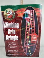 Klimbing Kris Kringle, Santa claims 4 foot ladder
