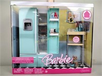 Barbie: Refrigerator and cart