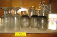 Shelf of Steamware & Glassware