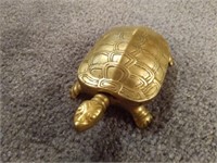 Brass Turtle Box