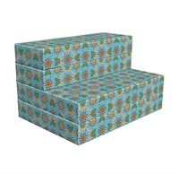 Ambesonne Moroccan Foldable Mattress, Floral