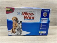 Wee wee extra large pet pads