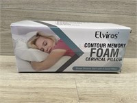 Contour memory foam cervical pillow