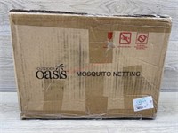 Outdoor oasis mosquito netting MSRP $150