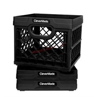 CleverMade - Collapsible Milk Crates, 25L